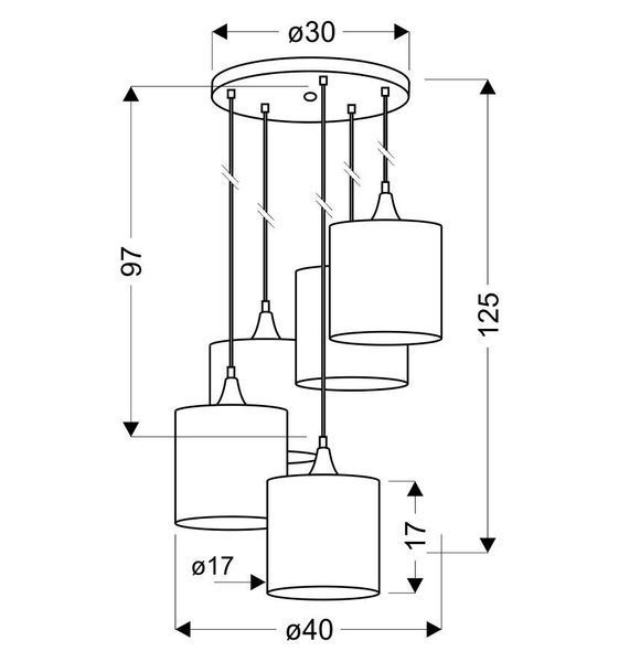 Люстра Candellux 35-73976 LONG