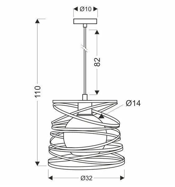 Люстра Candellux 50101041 AKITA