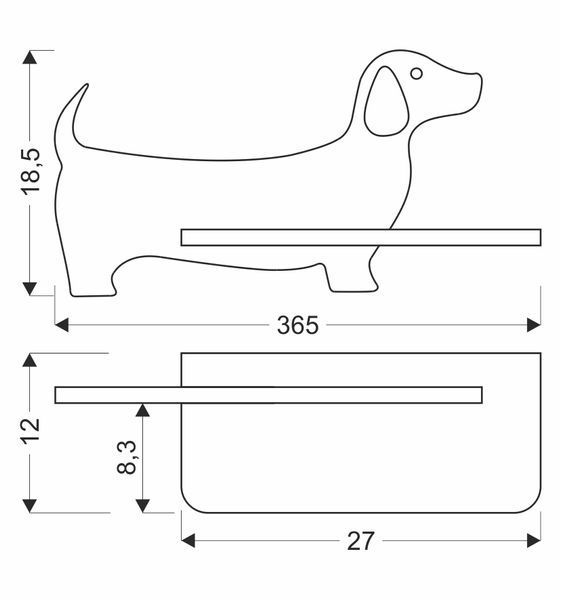Настенный светильник Candellux 21-02983 DOG