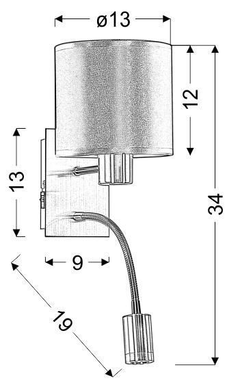 Бра Candellux 21-29287 SYLWANA