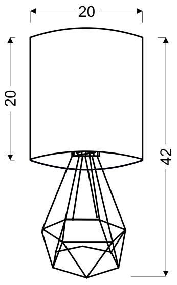 Настольная лампа Candellux 41-62925 GRAF