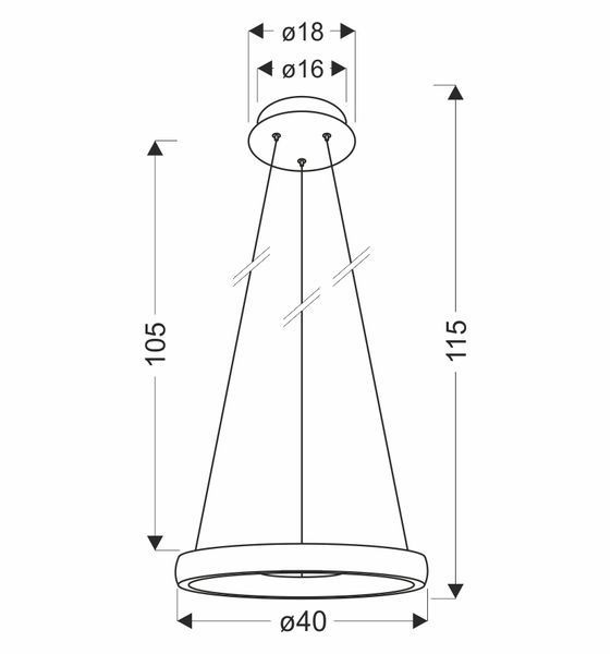 Люстра Candellux 31-28457 Hashim