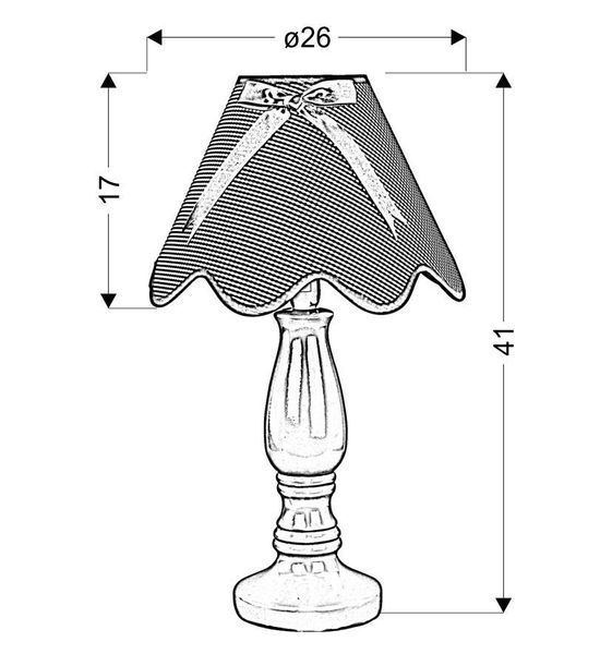 Настольная лампа Candellux 41-84378 LOLA