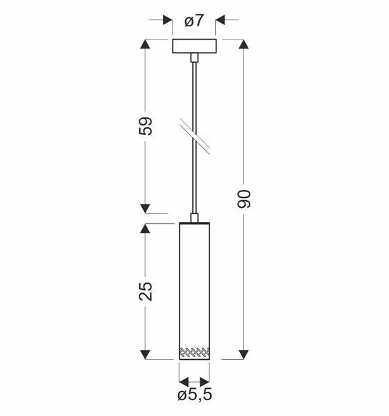 Люстра Candellux 31-78582 Tubo
