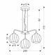 Люстра Candellux 33-23834 LARIX