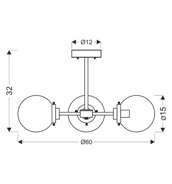 Люстра Candellux 33-01290 Lens