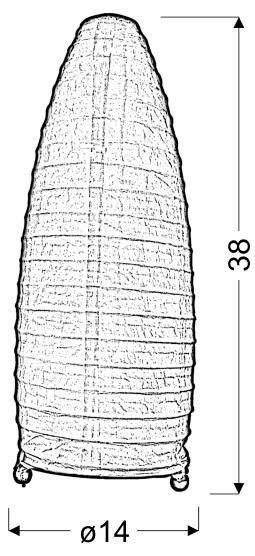 Настольная лампа Candellux 41-89376 PAPIRUS