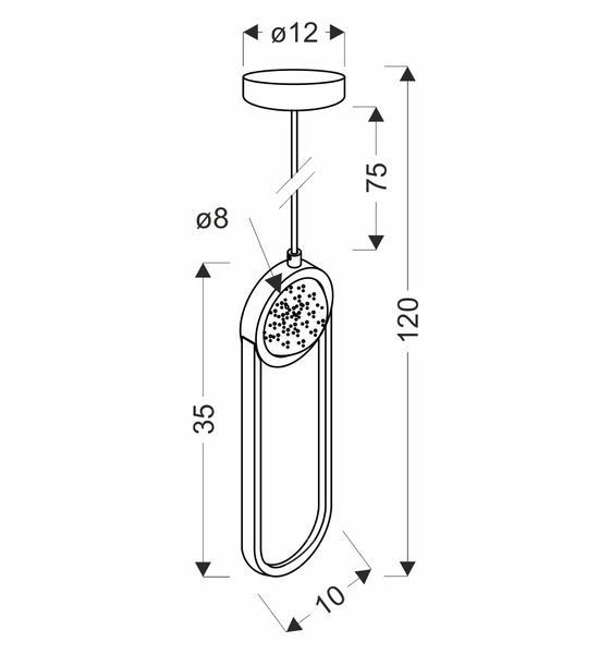 Люстра Candellux 31-35585 LACRIMA