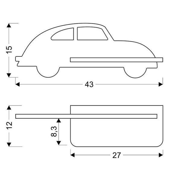 Настенный светильник Candellux 21-85061 CAR