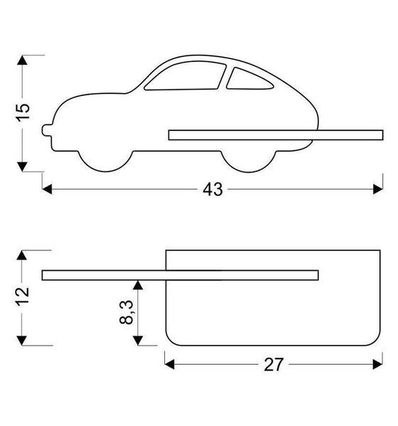 Настенный светильник Candellux 21-85092 CAR