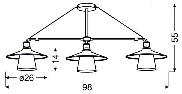 Люстра Candellux 33-43115 LOFT