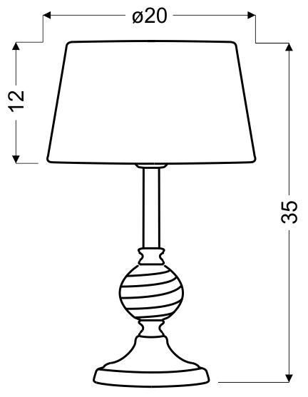 Настольная лампа Candellux 41-34618 FERO