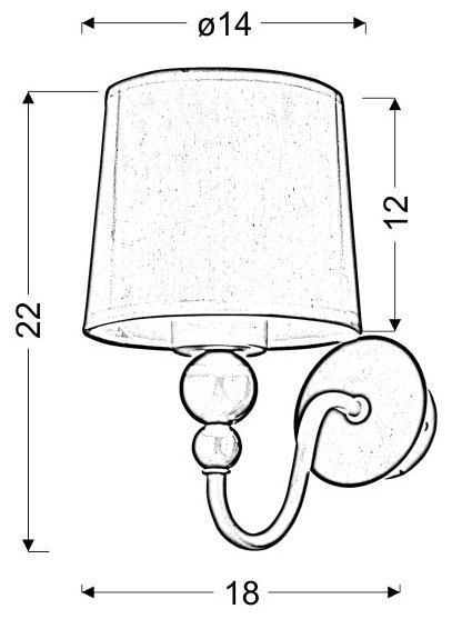 Бра Candellux 21-39163 BEBE