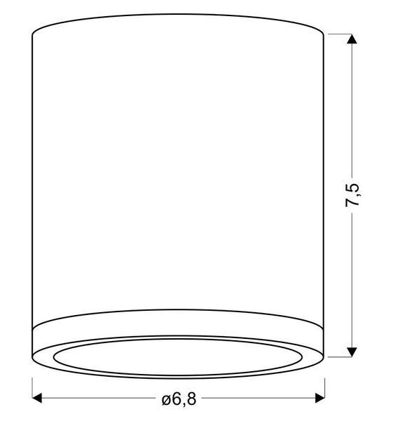 Точечный светильник Candellux 2273624 TUBA