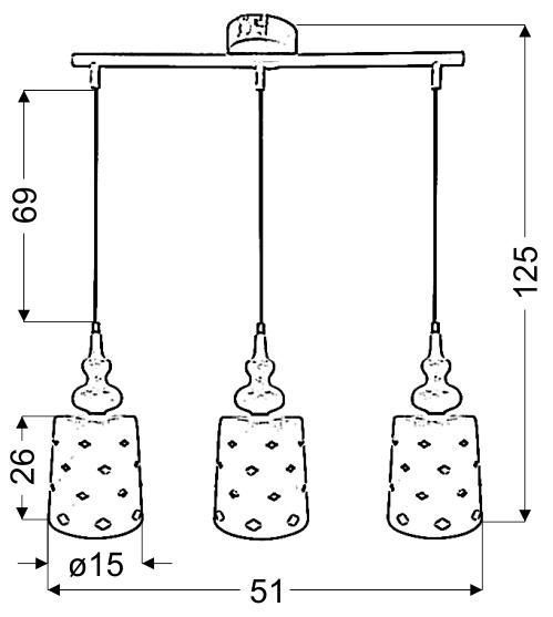 Люстра Candellux 33-51943 HAMP