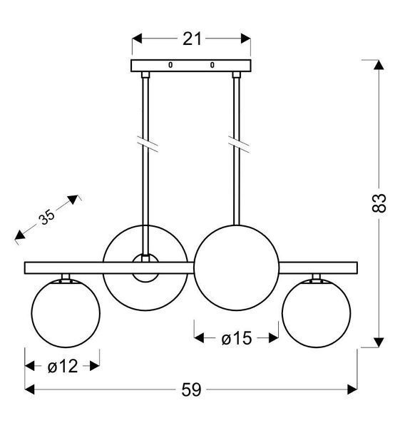 Люстра Candellux 34-73426 KAMA