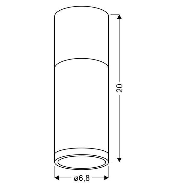 Точечный светильник Candellux 2284286 TUBA