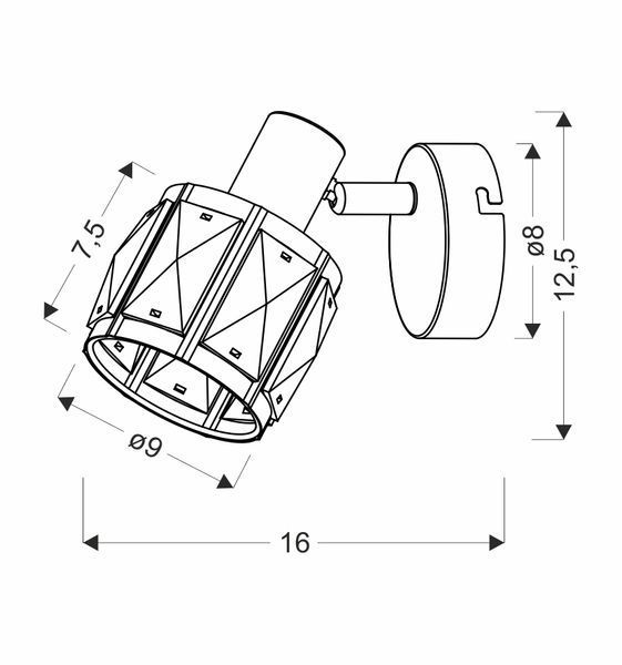 Бра Candellux 91-23476 DUBAI