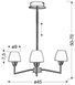 Люстра Candellux 33-10639 TOGO