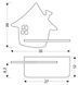 Настінний світильник Candellux 21-85214 HOUSE
