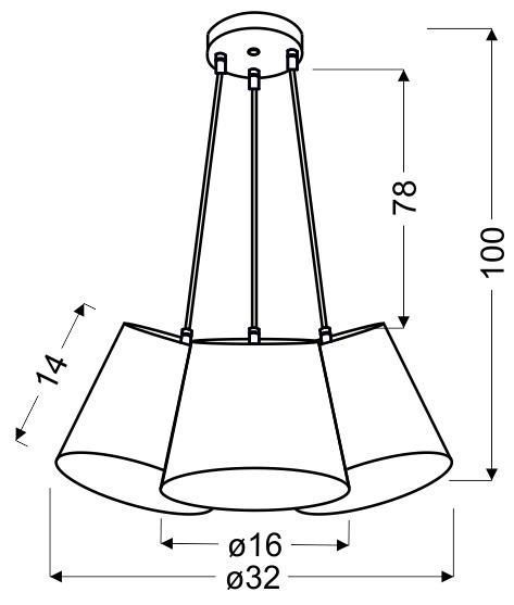 Люстра Candellux 33-62932 RIVER