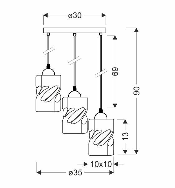 Люстра Candellux 33-00200 Felis