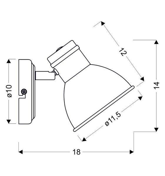 Бра Candellux 91-72115 ZUMBA