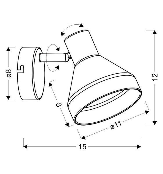 Бра Candellux 21-76724 GREGORY
