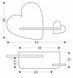 Настенный светильник Candellux 21-84552 Heart
