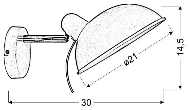 Бра Candellux 21-53589 DURIO