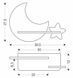 Настінний світильник Candellux 21-75727 MOON