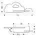 Настенный светильник Candellux 21-76717 CLOUD