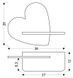 Настінний світильник Candellux 21-84569 HEART