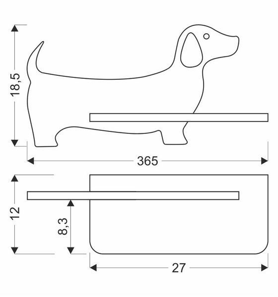 Настенный светильник Candellux 21-00989 Dog