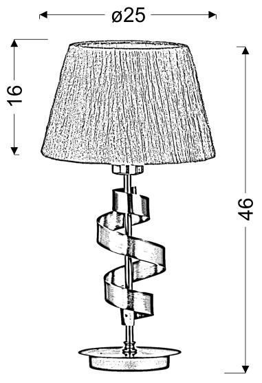 Настільна лампа Candellux 41-23483 DENIS