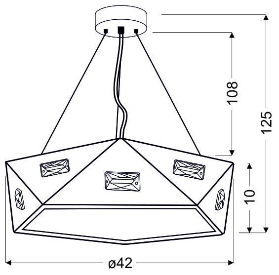 Люстра Candellux 31-59147 NEMEZIS