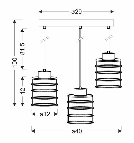 Люстра Candellux 33-00408 Glob